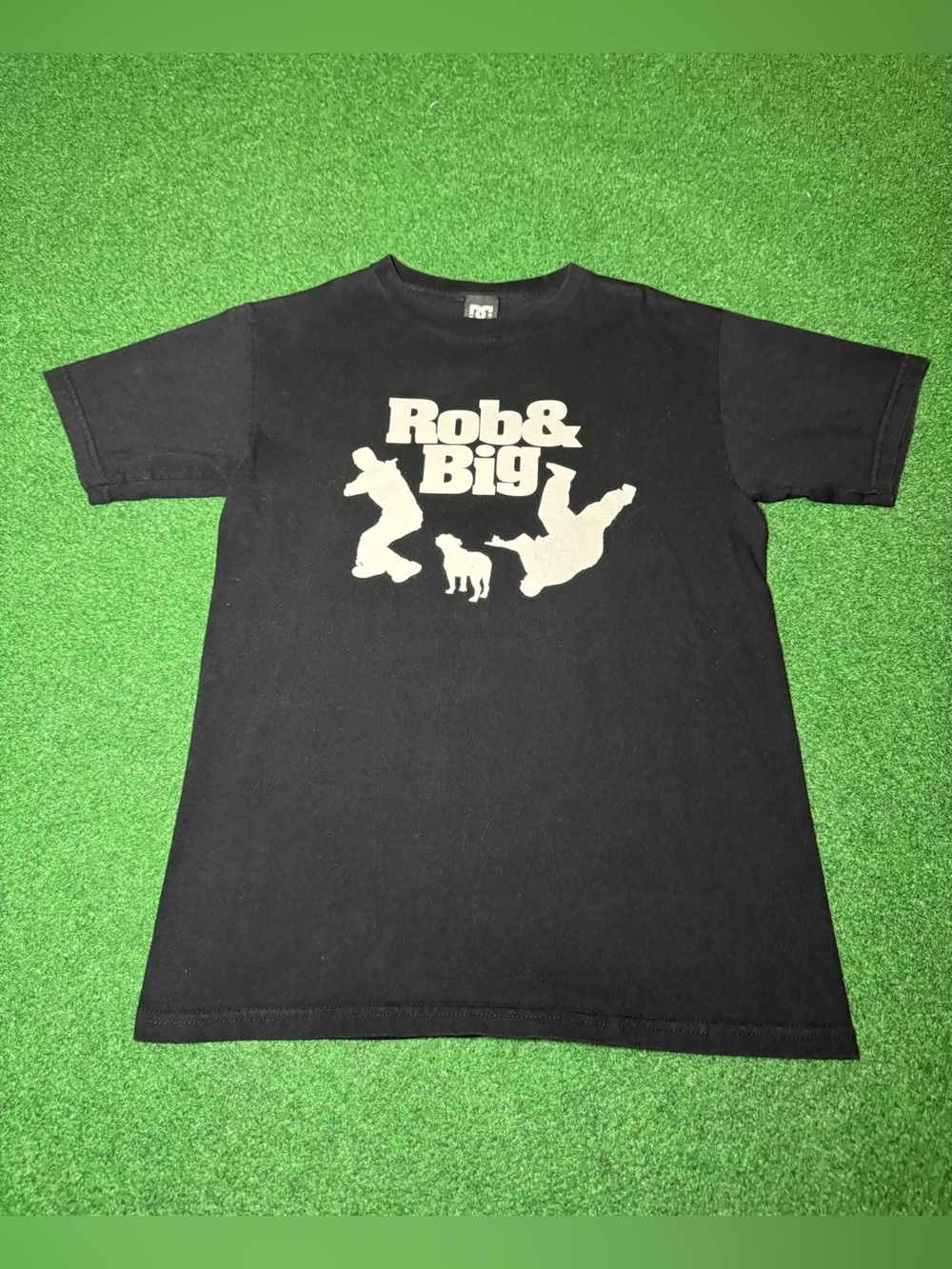 Rob and Big MTV Show T-Shirt RARE Black Sm Rob Dyrdek Big Black Meaty